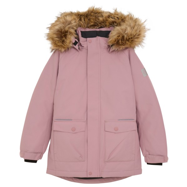Color Kids – Girl’s Parka with Fake Fur – Parka maat 92, Roze
