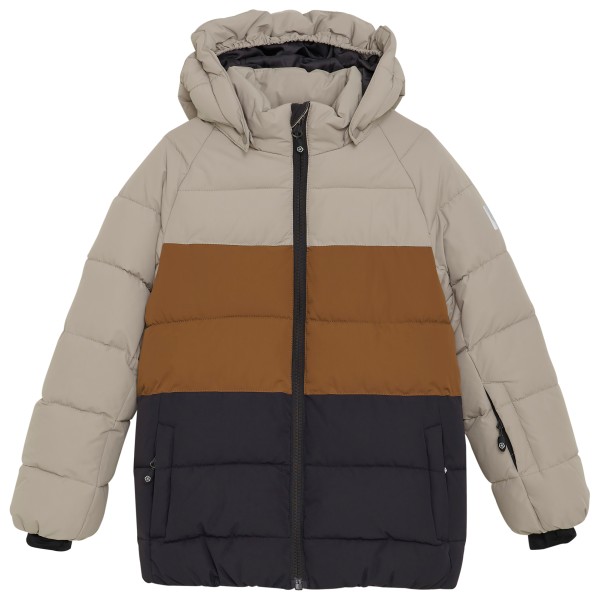 Skijacke Color Kids Ski Jacket Quilt & Colorblock Kinder (Gr 92 |grau |wasserdicht)