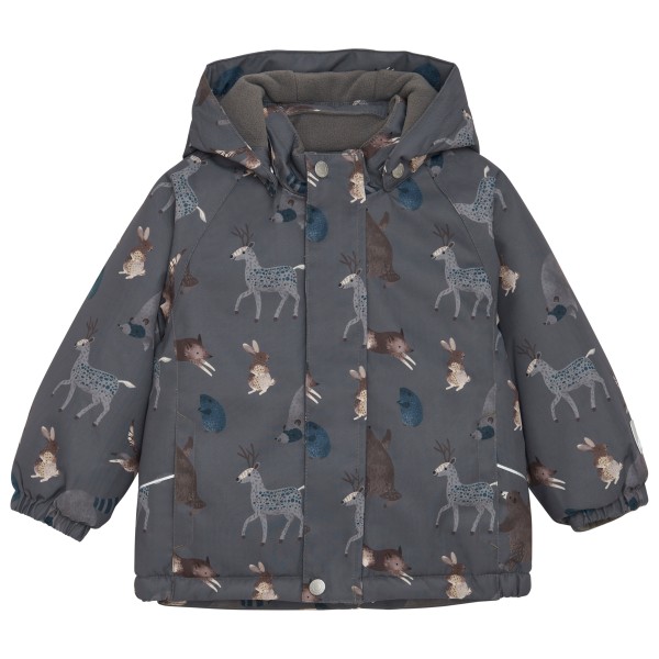 Minymo - Kid's Snow Jacket AOP - Winterjacke Gr 92 grau/blau