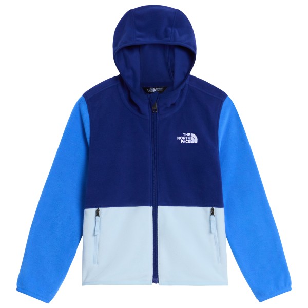 The North Face Kid’s Glacier Fullzip Hoodie Fleecevest Years Blauw