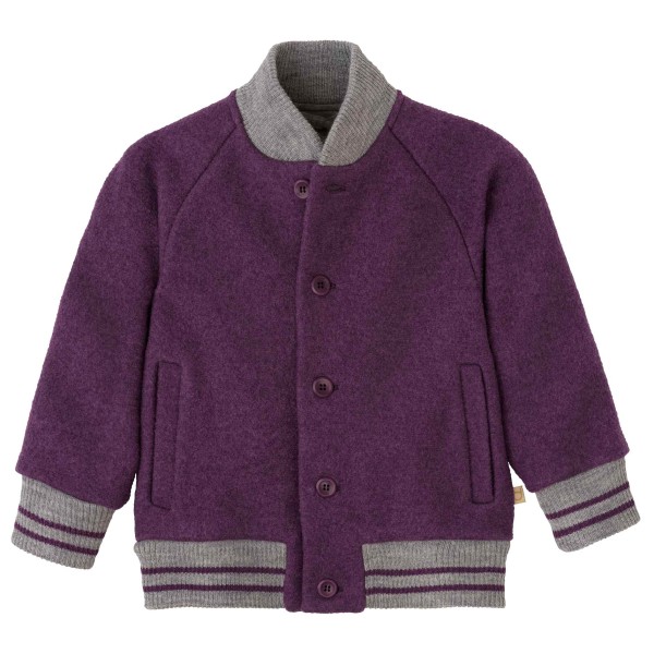disana Kid’s College-Jacke Wollen vest Purper