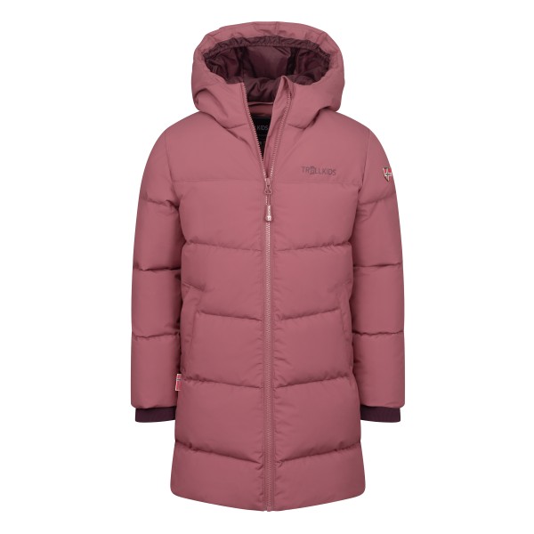Trollkids - Girl's Aurland Coat XT - Mantel Gr 128 rot