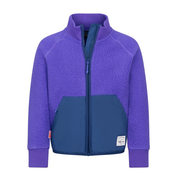 Trollkids Girl’s Vega Jacket Fleecevest Purper