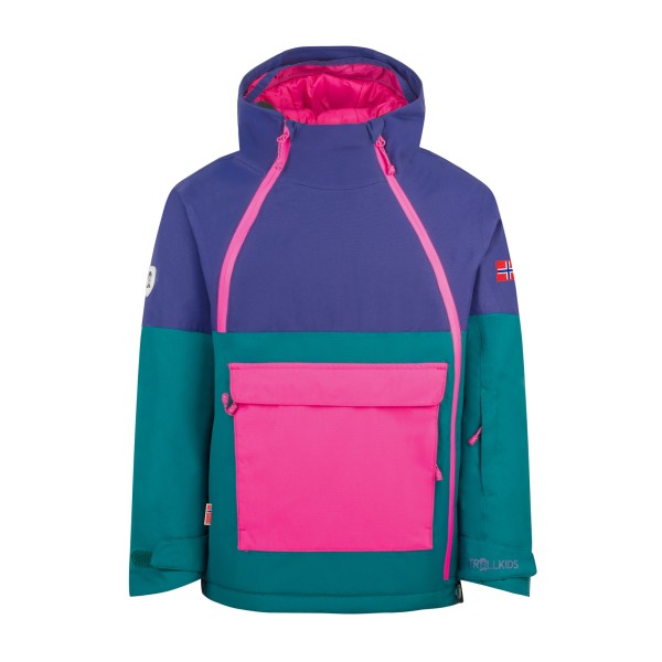 Trollkids Eikedalen Jacket Skijacke Kids (Gr 92 |bunt |wasserdicht)