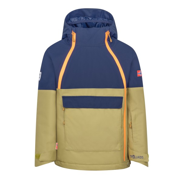 Trollkids - Kid's Eikedalen Jacket - Skijacke Gr 104 beige