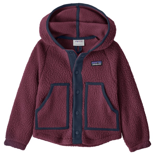 Patagonia Kid’s Baby Retro Pile Jacket Fleecevest Months Rood
