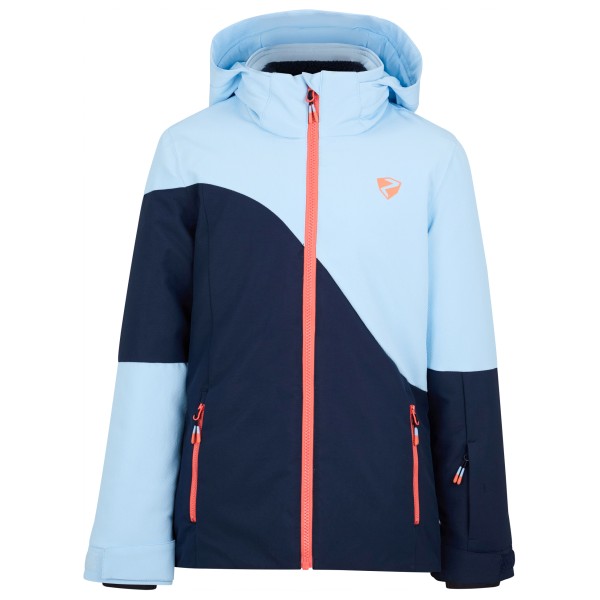 Ziener Avine-Z Skijacke Kinder (Gr 104 |blau |wasserdicht)