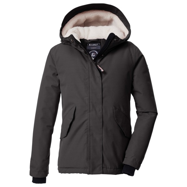 killtec - Girl's KOW 235 Jacket - Winterjacke Gr 140 grau/schwarz