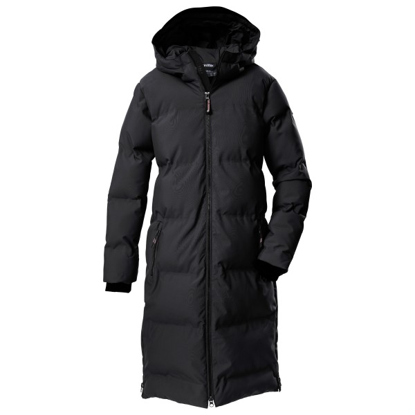 killtec Girl’s KOW 237 Qltd Coat Lange jas Zwart