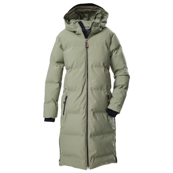 killtec – Girl’s KOW 237 Qltd Coat – Lange jas maat , Olijfgroen