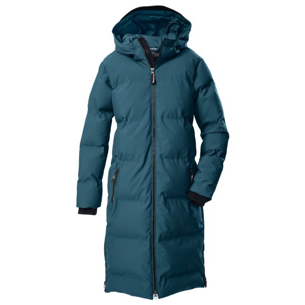 killtec Girl’s KOW 237 Qltd Coat Lange jas Blauw