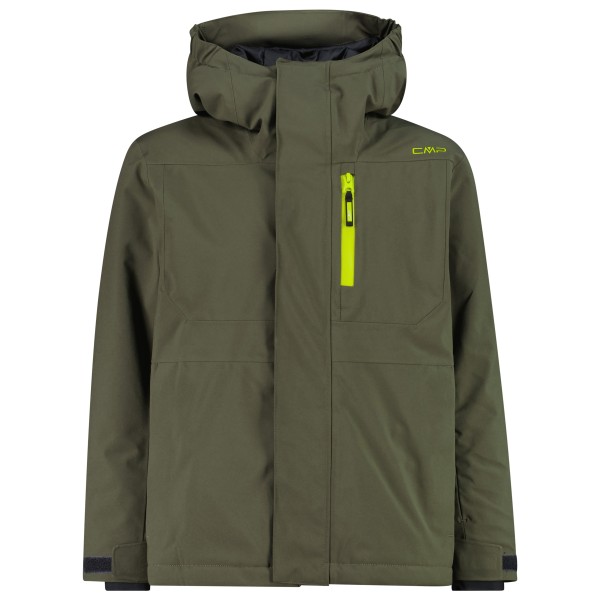 CMP Kid’s Jacket Fix Hood Ski-jas Olijfgroen