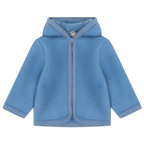 Huttelihut Kid’s Jacket Ears Wool Fleece Merinovest Blauw