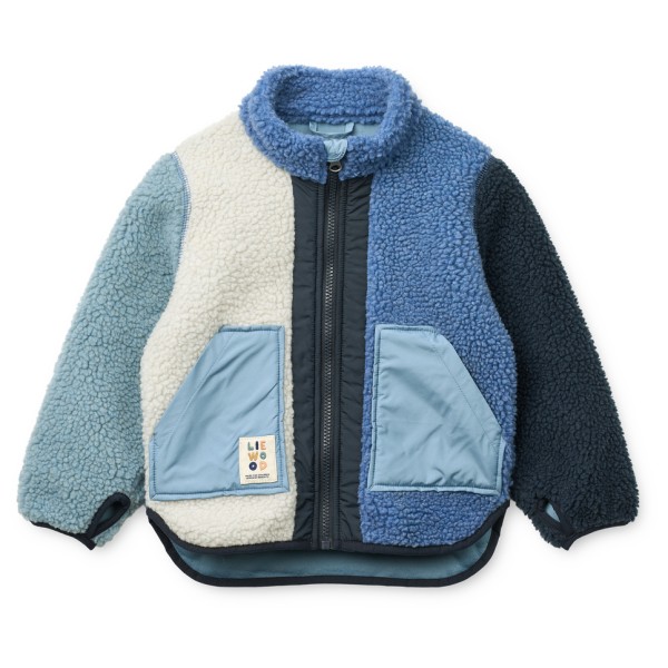 Fleecejacke LIEWOOD Noam Pile Jacket Kinder (Gr 86 |blau)