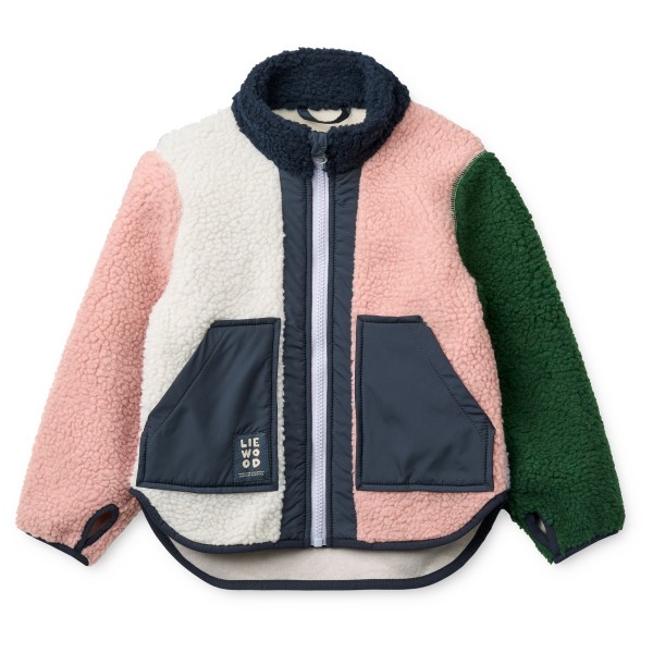 LIEWOOD – Kid’s Noam Pile Jacket – Fleecevest maat 98, meerkleurig Multicolor