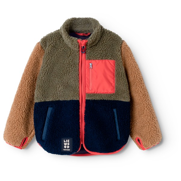 LIEWOOD Kid’s Nolan Pile Jacket Fleecevest meerkleurig Multicolor
