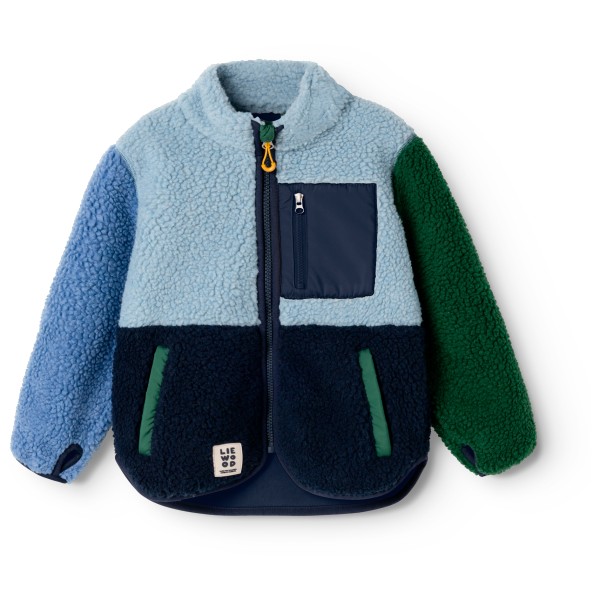 LIEWOOD Kid’s Nolan Pile Jacket Fleecevest Blauw