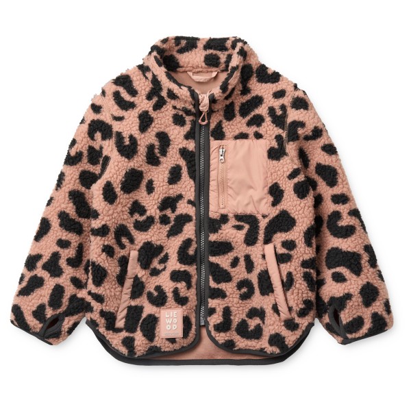 LIEWOOD – Kid’s Nolan Pile Jacket – Fleecevest maat 86, Bruin