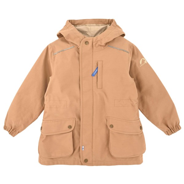 Finkid Tuulikki Sport Parka Kinder (Gr 110/120 |beige |wasserdicht)