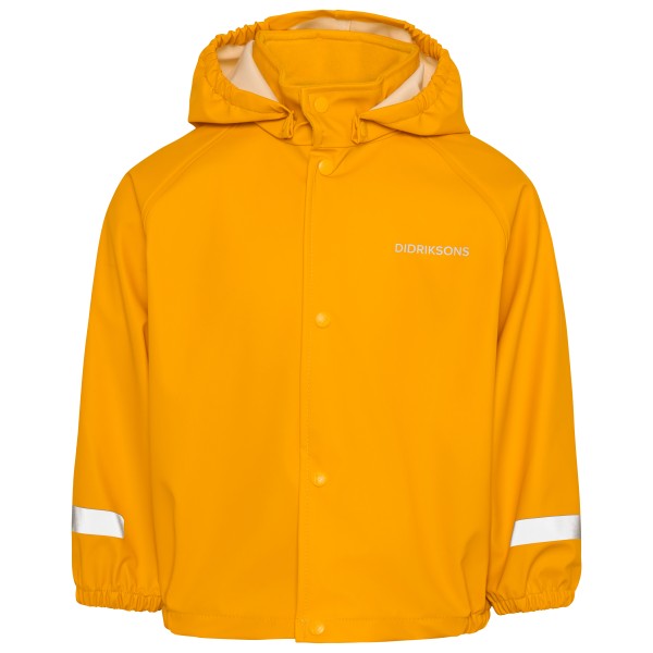 Regenjacke Didriksons Slaskeman Jacket 2 Kinder (Gr 90 |orange |wasserdicht)