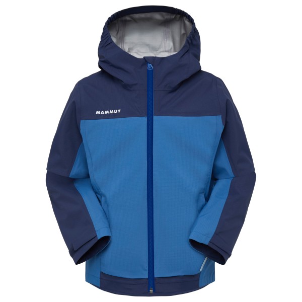 Mammut Taiss Hardshell Hooded Jacket Regenjacke Kids (Gr 140 |blau |wasserdicht)