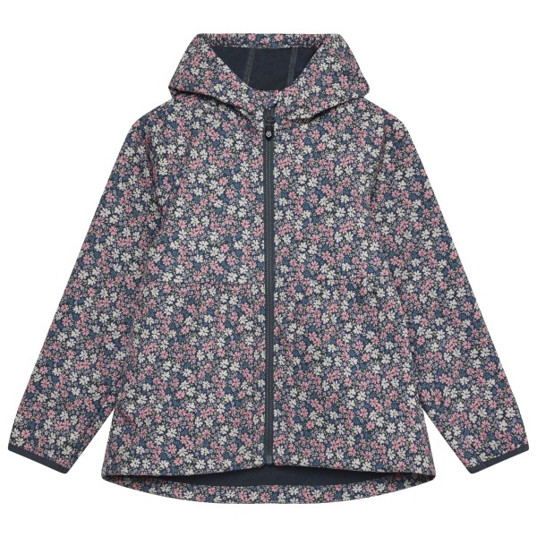 Color Kids Softshell AOP Softshelljacke Kinder (Gr 116 |grau |wasserdicht)