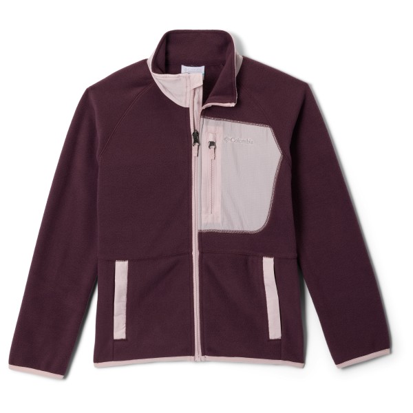 Columbia Kid’s Fast Trek V Full Zip Fleecevest Purper