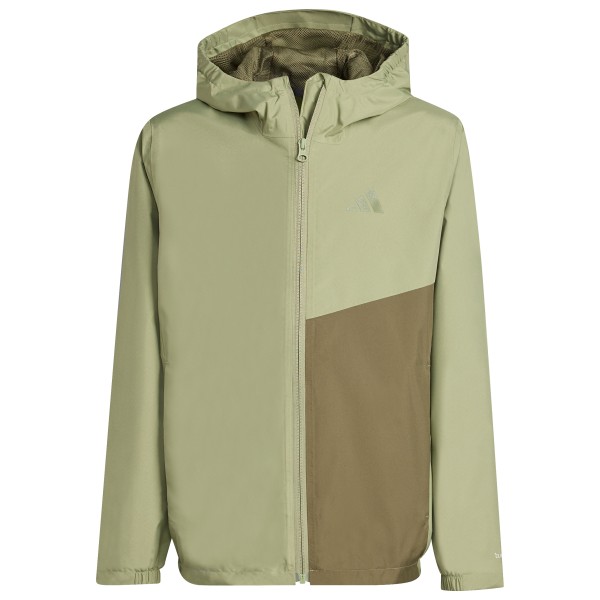 adidas Terrex MT 2L Rain Jacket Regenjacke Kinder Alltag (Gr 140 |oliv |wasserdicht)