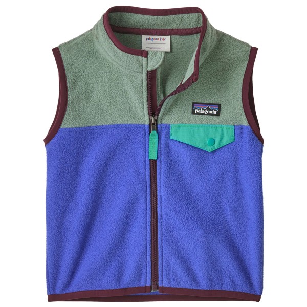 Patagonia Baby’s Micro D Snap-T Vest Fleecebodywarmer Months Blauw