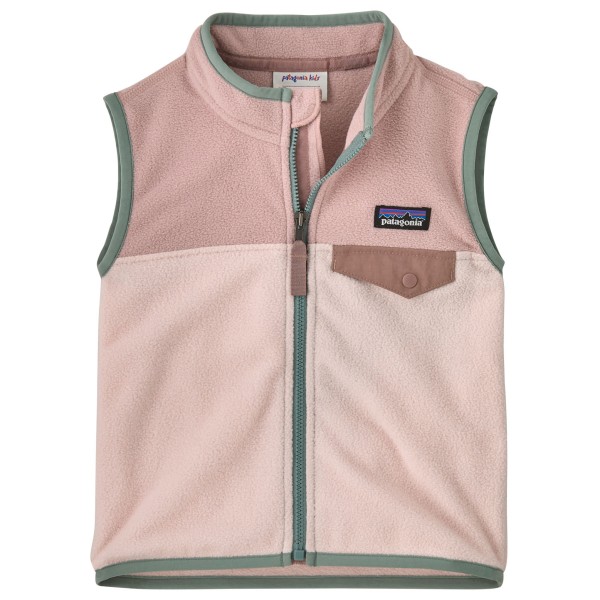 Patagonia Baby’s Micro D Snap-T Vest Fleecebodywarmer Months Roze