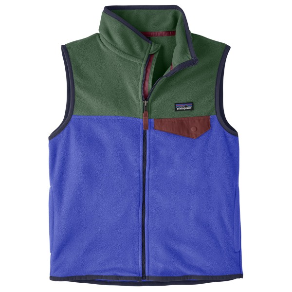 Patagonia Kid’s Micro D Snap-T Vest Fleecebodywarmer Purper
