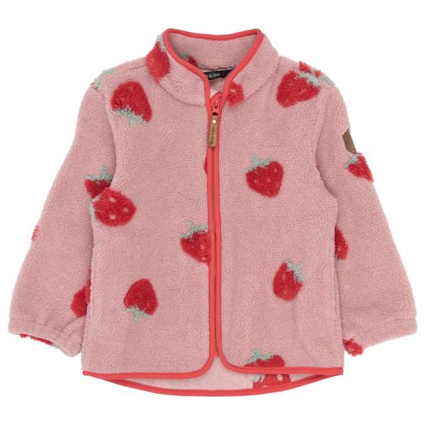 Mikk-Line Teddy Jacket 3D Fleecejacke Kinder (Gr 92 |rosa)