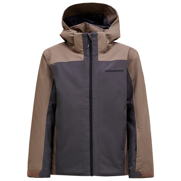 Peak Performance Kid’s Maroon Blocked Insulat Ski-jas Grijs