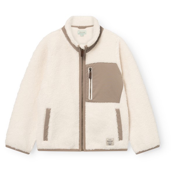 Mini A Ture Kid’s Matalinur Fleecevest Wit
