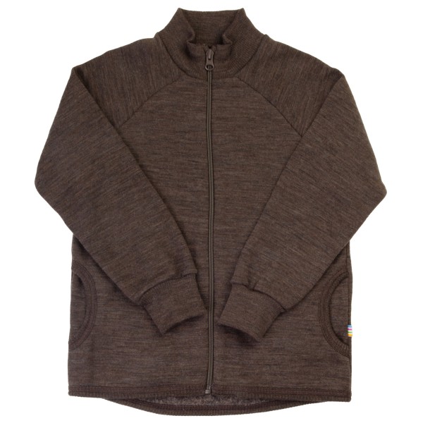 Joha Kid’s Cardigan with Zipper Merinovest Bruin