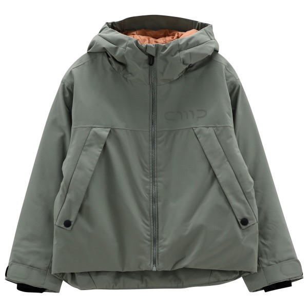 CMP Girl’s Jacket Fix Hood 36W4875 Ski-jas olijfgroen Grijs
