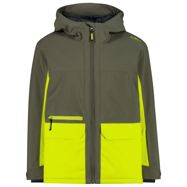 CMP Kid’s Jacket Fix Hood 36W0714 Ski-jas Olijfgroen