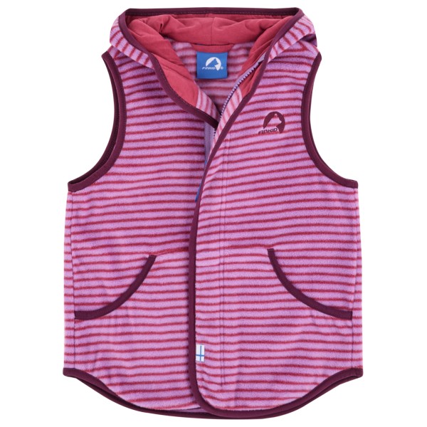 Finkid Kid’s Onni Sport Fleecebodywarmer purper Roze