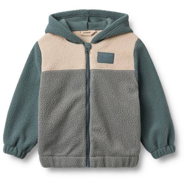 WHEAT Kid’s Fleece Jacket L/S Adrian Fleecevest Grijs