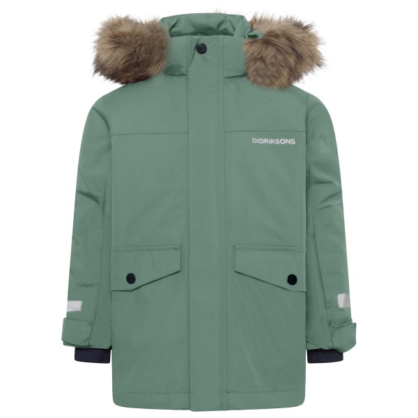 Didriksons Kid’s Bjärven Parka Parka turkoois Turquoise