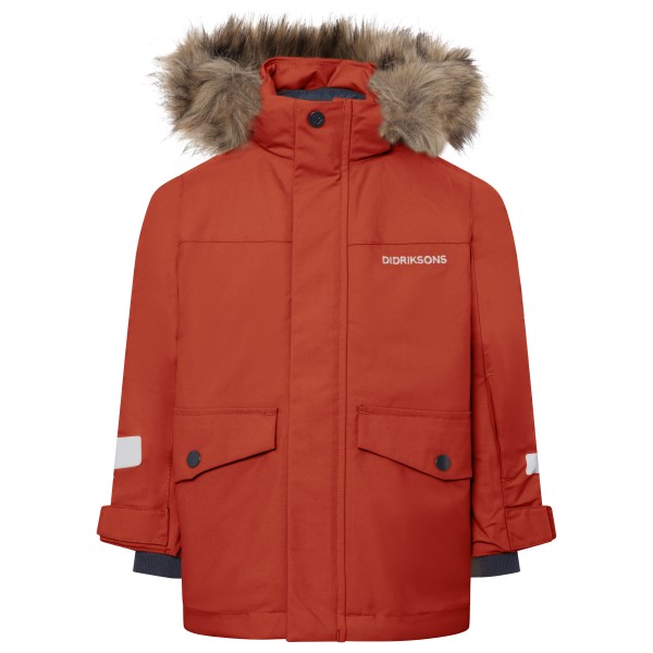 Didriksons Kid’s Bjärven Parka Parka Rood