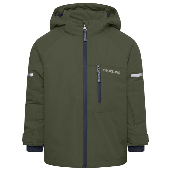 Didriksons Kid’s Falken Jacket Winterjack Olijfgroen