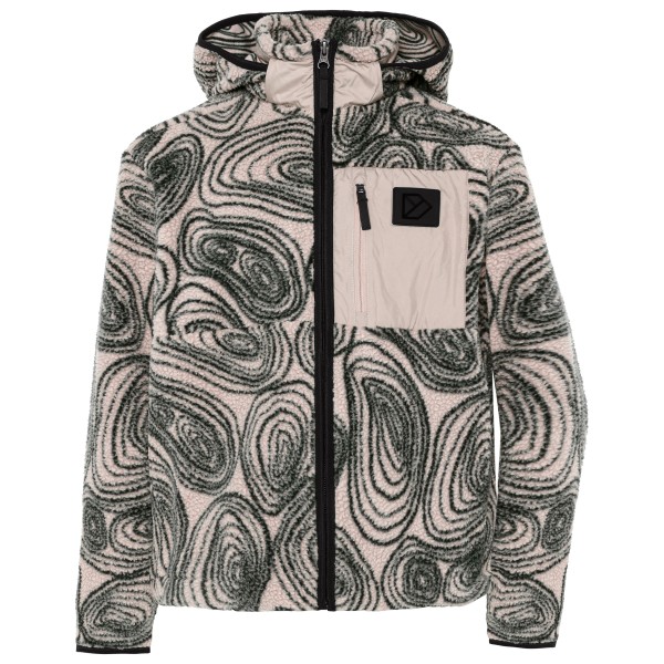 Didriksons Kid’s Joule Printed Full-Zip Fleecevest Grijs