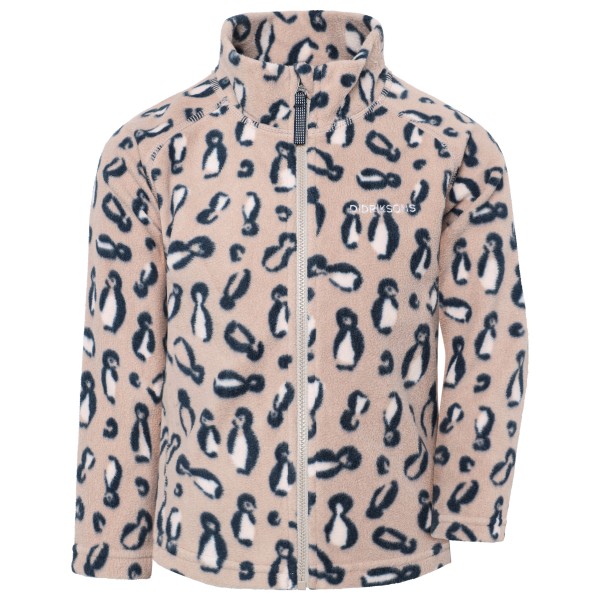 Didriksons Kid’s Monte Printed Full-Zip Fleecevest Grijs