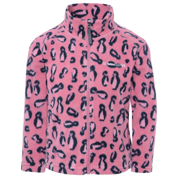 Didriksons Kid’s Monte Printed Full-Zip Fleecevest Roze
