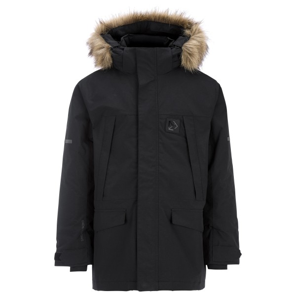 Didriksons Kid’s Sylvin Parka Parka Zwart