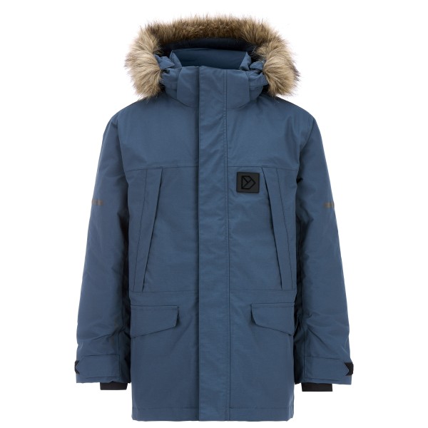 Didriksons Kid’s Sylvin Parka Parka Blauw