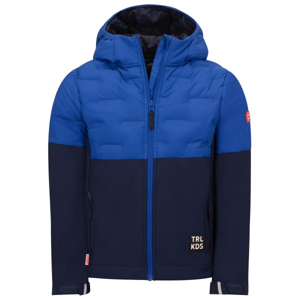 Trollkids Kid’s Helgeland Jacket Softshelljack Blauw