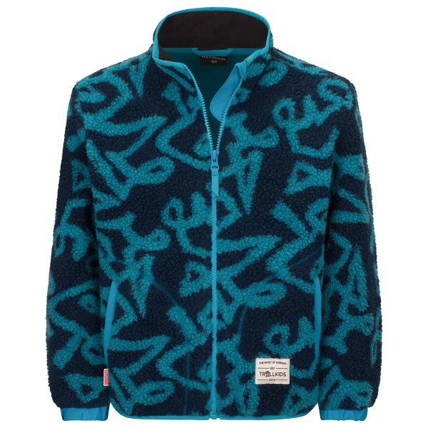 Trollkids Kid’s Lyngdal Jacket Fleecevest Blauw