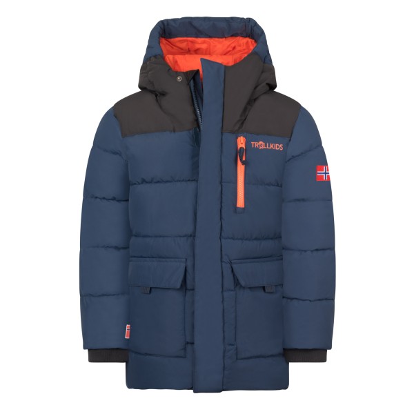 Trollkids Kid’s Torsvag Parka Winterjack Blauw